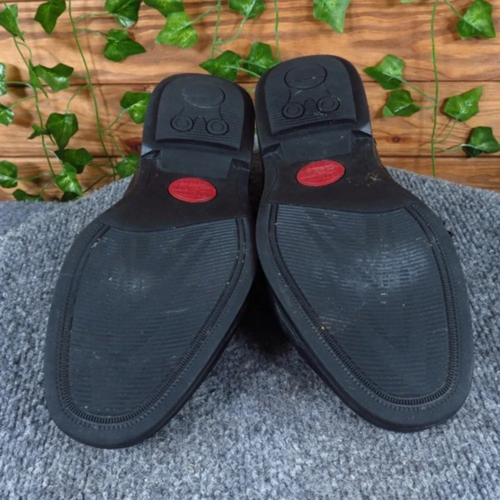 Gravity Defyer Winton Mens Comfort Walking Shoes Size‎ 9 Black Leather